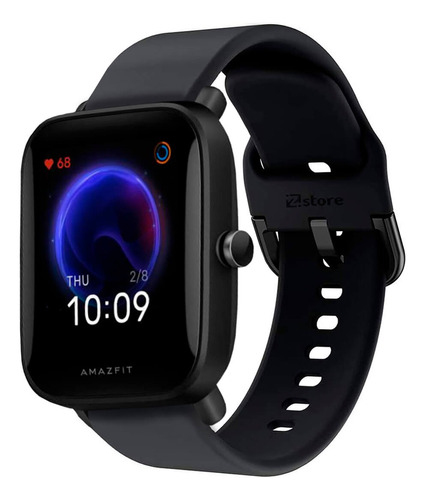 Correa Compatible Con Amazfit Bip U Negro Hebilla 20m