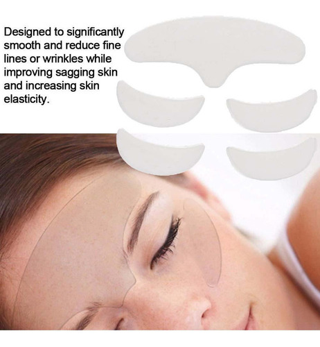 5 Unids Anti Arrugas Parche De Silicona Almohadillas Lifting