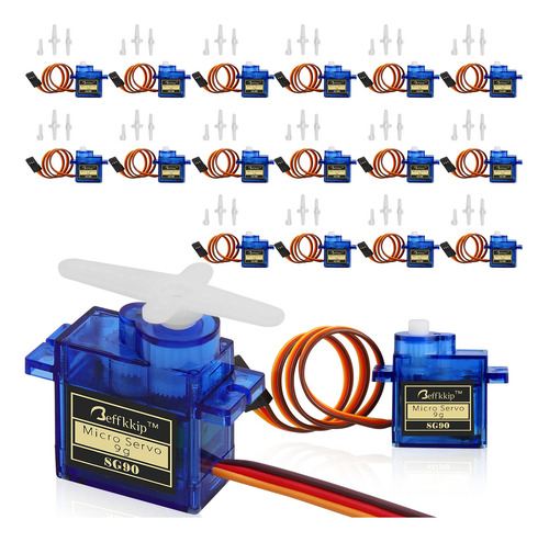 Rc Servo 16 Uds Sg90 9g Micro Servos Kit Para Rc Robot Helic