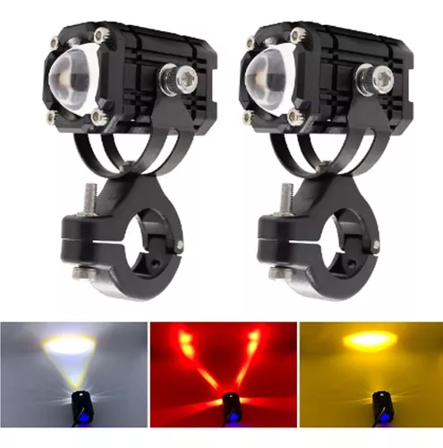 Luces para Moto,Luces Exploradoras para Moto,2pcs Luces Auxiliares