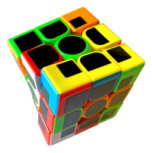 Cubo Mágico Moyu Meilong 3x3 Cuadros Multi-tamaños Mirror Colored