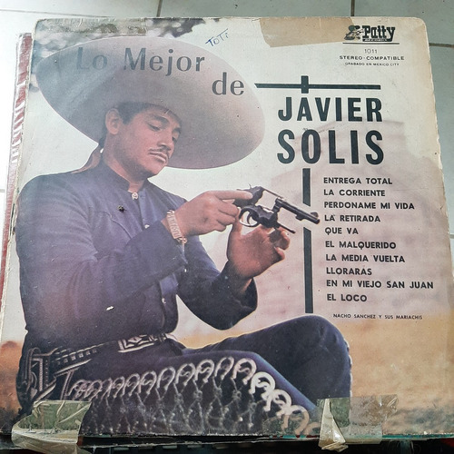 Vinilo Javier Solis Lo Mejor De Javier Solis Mx1