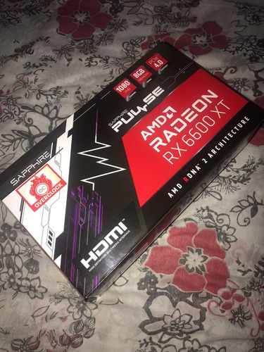 Placa De Video Amd Sapphire Radeon Pulse Rx 6600 Xt 8gb - 