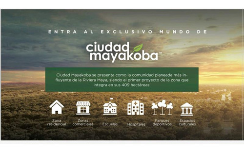 Terreno En Venta En Playa Del Carmen