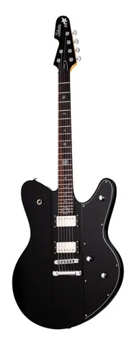 Guitarra Eléctrica Schecter Robert Smith Ultracure The Cure Color Perla Negra Orientación De La Mano Diestro