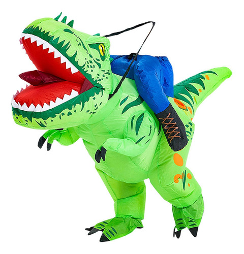 Traje De Dinosaurio Inflable Traje De Dinosaurio 80 A 100 Cm