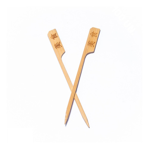 Imagem 4 de 6 de 150 Espeto Enfeite Oriental 9cm Evento Lanches Coquetel