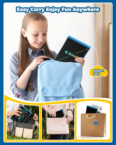 Tableta De Escritura Lcd Tekfun Con Lapiz Capacitivo, Paq...