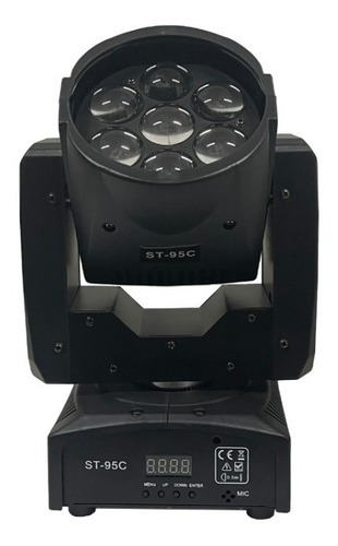 4 Mini Moving Rgbw 7x15w C/zoom Iluminação Wash + Mesa Dmx