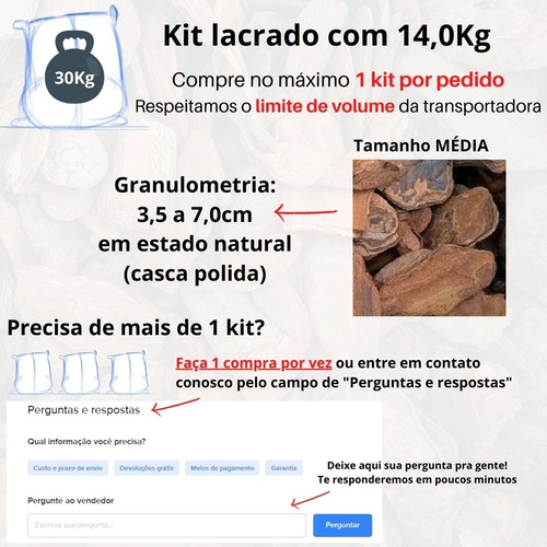 Imagem 4 de 7 de Casca De Pinus Polida Saco 80 Litros 100% Natural Oferta