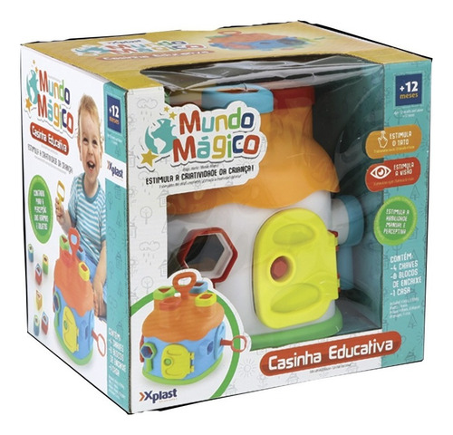 Casita Educativa Mundo Magico Xplast Encastre 