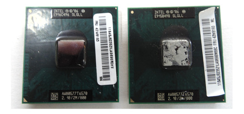 Procesador De Cpu Intel Core 2 Duo T6570 Aw80577t6570 M.m