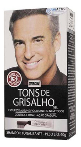 Shampoo Tonalizante Grecin Tons De Grisalhos 40g