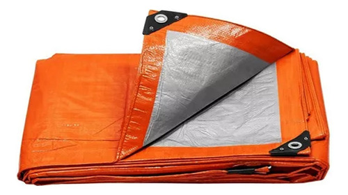 Lona Toldo Impermeable Pretul Naranja 3 X 3 Metros Mf Shop