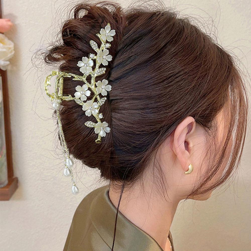 1 Pinza Para El Pelo Con Forma De Pinza Con Borlas Para Niña
