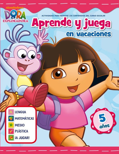 Libro Juega Y Aprende En Vacaciones Dora 5 Aã¿os