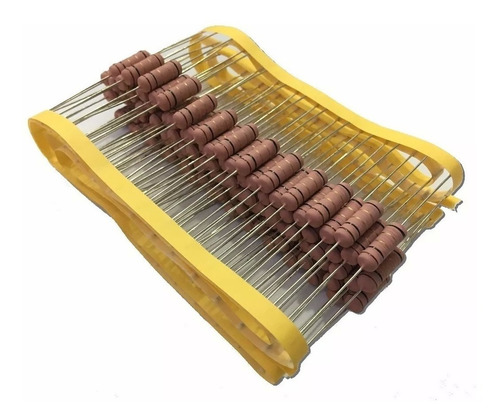 Imagem 1 de 2 de Resistor De Fio 1k2 5w 5% - 100 Peças