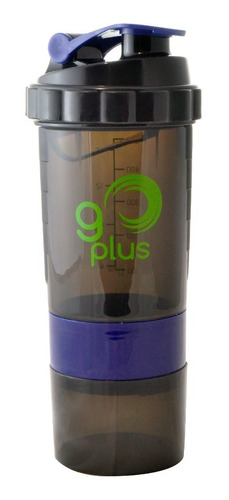 Smart Shaker Mezclador De Proteína Deportivo Azul Go Plus 
