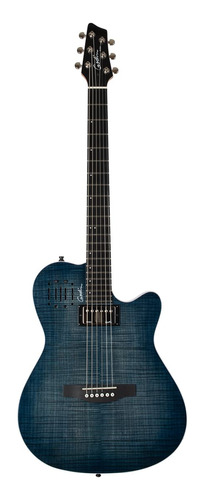 Godin A6 Ultra - Denim Blue Flame