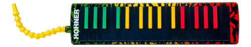 Melodica Hohner C94453s Airboard Rasta 37 Teclas Prm