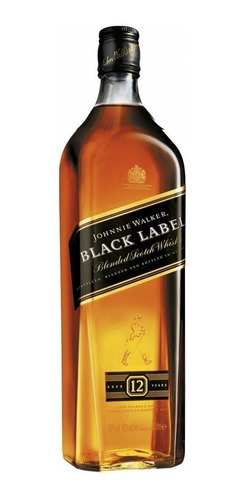 Imagem 1 de 1 de Whisky Johnnie Walker Black Label 1000ml