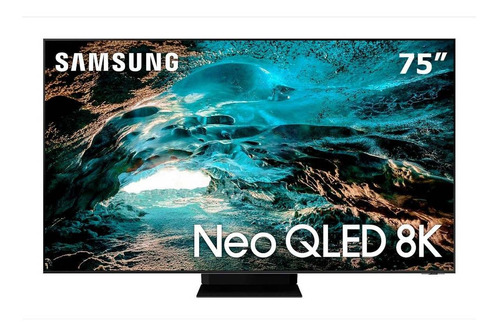 Imagem 1 de 8 de Smart Tv 8k Samsung 75  Neo Qled, Mini Led, Painel 120hz, Pr