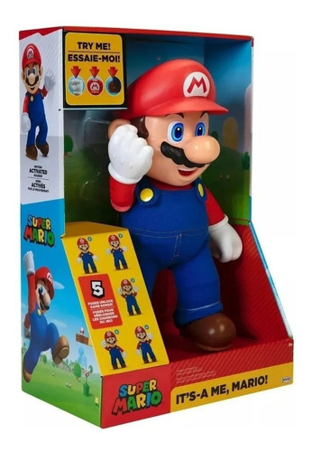 Its-a Me Super Mario Parlante Nintendo World 30cm (40430)