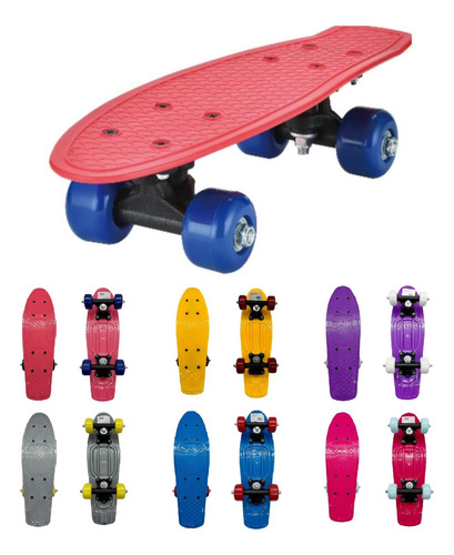 Mini Patineta Penny Tabla Skate Skateboard Longboard Colores