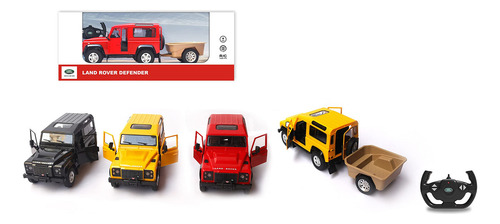 R/c 1:14 Land Rover Defender With Trailer Carro A Control Remoto, Coche A Control Remoto, Carrito De Juguete, Coche Con Control Remoto Rápido, Vehículo De Control Remoto, Ideal Para Niños De 4 A 12