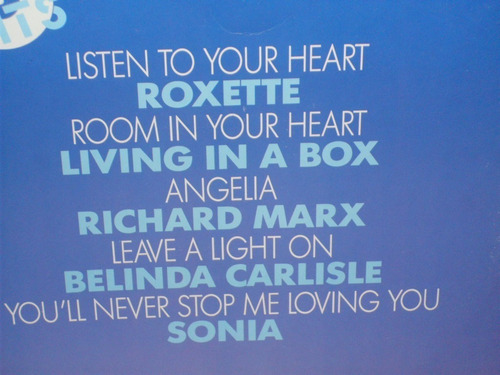 Roxette Simple Minds Belinda Vinilo 12'' Promo Pop Rock Va