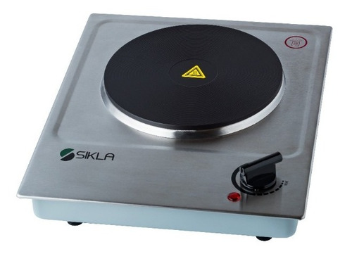 Imagen 1 de 7 de Anafe Electrico Sikla De Acero - 1 Hornalla - Apto Empotrar