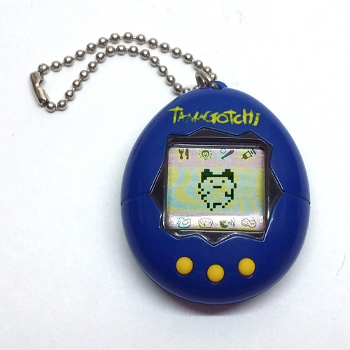 Tamagotchi Original Bandai 1997 + Manual - Mascota Virtual Azul (Usado)