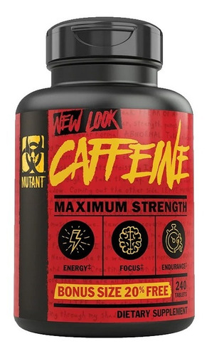Mutant Caffeine Cafeina 240 Tabletas