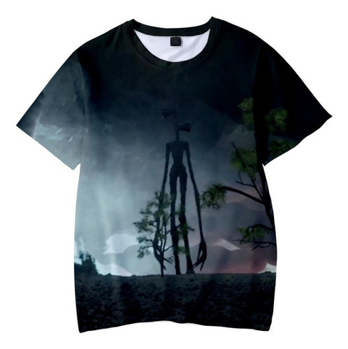Zh Siren Head 3d Impresión T-shirt Scp Terror Juego