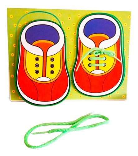 Juguete Didáctico Para Los Niños Aprender A Atar Los Zapatos