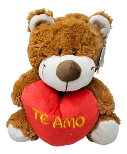 Oso De Peluche Con Corazón Te Amo 50cm 26406