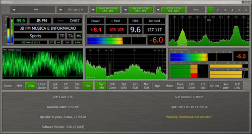 Mpxtool Sdr 3.20.10 / Monitor De Modulação Fm / Rtl Sdr