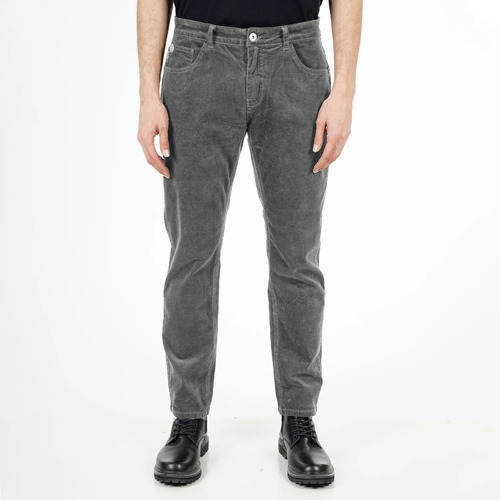 Pantalon Hombre Ellus Slim Tiro Medio Cotele      