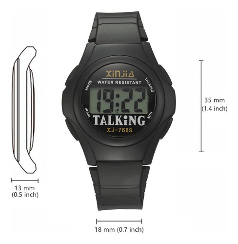 A Reloj Parlante Deportes En Español Para Ciegos, Niños