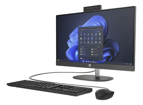 Hp Proone 245 G10 All-in-one, Amd Athlon Silver, 4gb Ram, 512gb Ssd, Windows 11 Home, Negro, Teclado En Español. Computadora De Escritorio 23.8 Pulgadas.