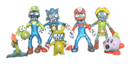 Figuras De Accion Smash Bros Plantas Vs Zombies