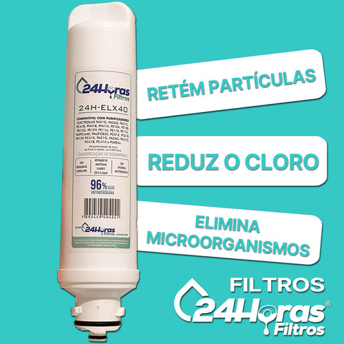 Filtro Refil Compatível Electrolux Pe12 Pe15 Pc01 Pappca50