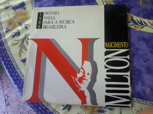 Vinilo L.p Milton Nascimiento  Musica Brasil Shell 1986