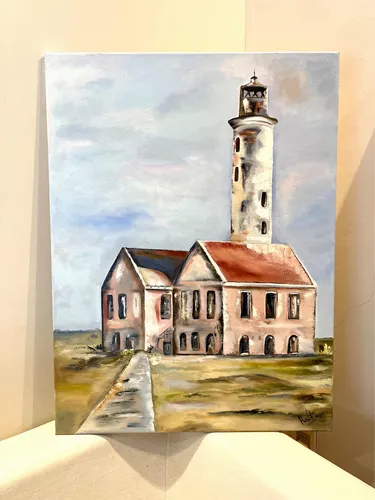 comprar Cuadro Al Óleo Sobre Lienzo Faro De Isla