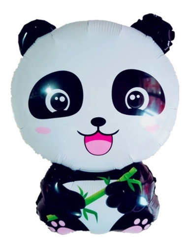 Globo Metalizado Oso Panda.