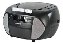 Comprar Craig Cd6951-sl - Boombox De Cd Portátil De Carga Superior Con Radio Estéreo Am\u002Ffm Y Reproductor De Cassette\u002Fgrabadora En Negro Y Plateado | Reproductor De Casete De 6 Teclas | Visualización Led