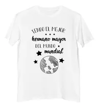 Comprar Remera Niño Tengo El Mejor Hermano Del Mundo