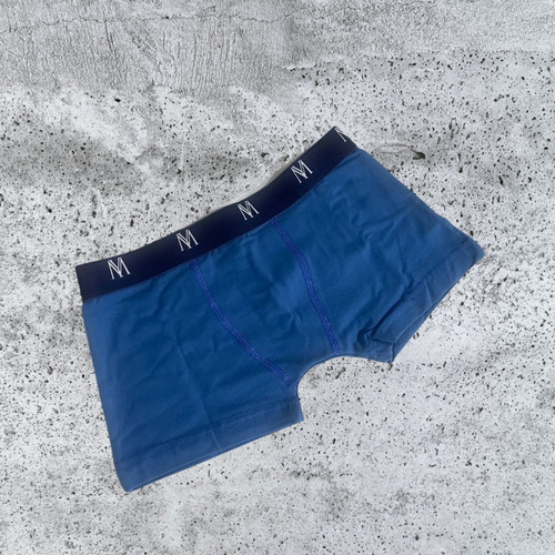 Boxer Niño Algodon Liso Elastico Personalizado Marey