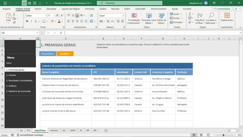 Planilha De Gestão De Imobiliárias 3.0