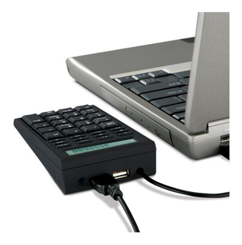 Teclado Numérico Kensington K72274 Con Calculadora Y Hub Usb Color del teclado Negro